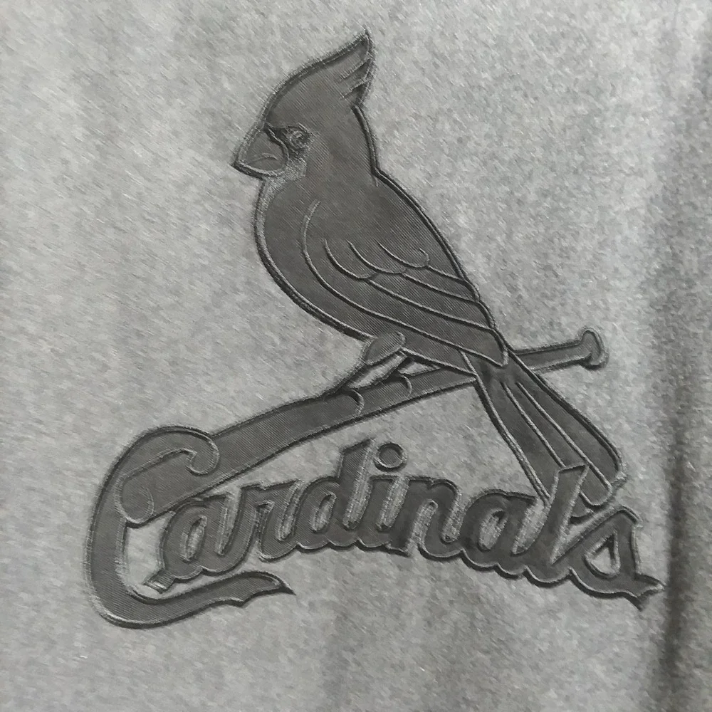 JH Design St Louis Cardinals Reversible Varsity Jacket MLB Wool Blend Leather XL